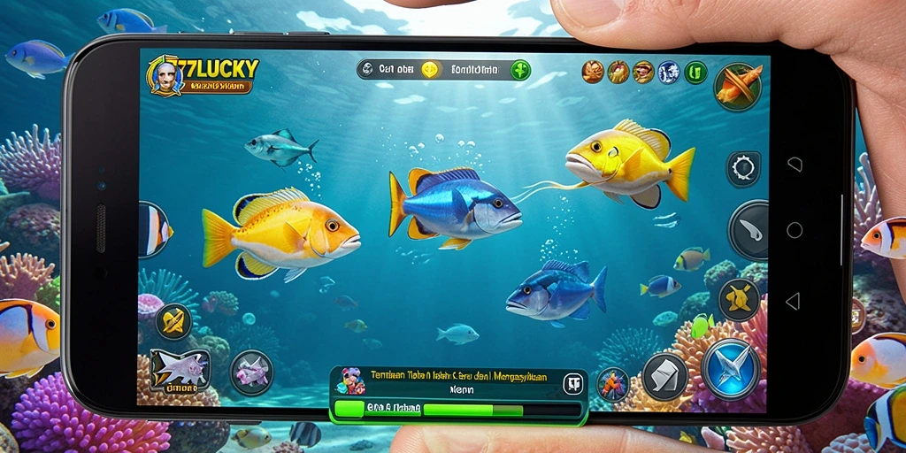 Gameplay seru menembak ikan di 777LUCKY.