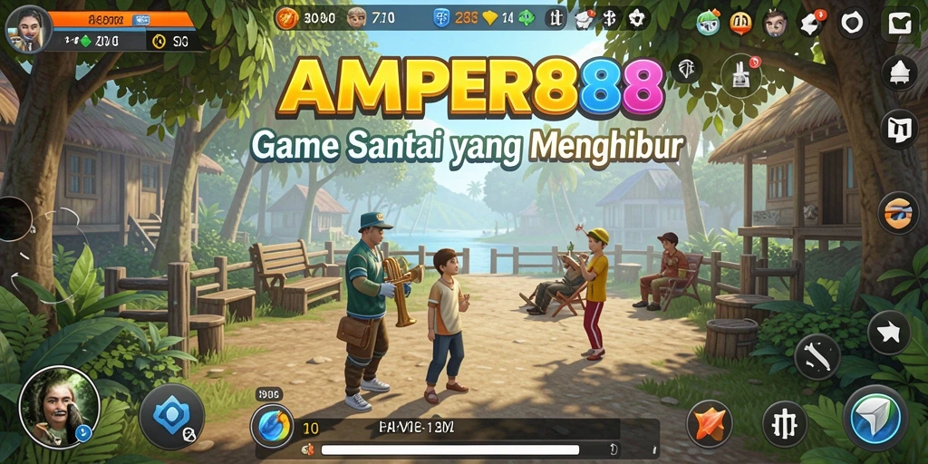Screenshot utama AMPER88 menampilkan gameplay yang mengasyikkan.