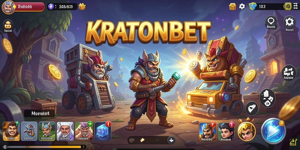 Screenshot utama KRATONBET menampilkan gameplay Idle yang menarik.