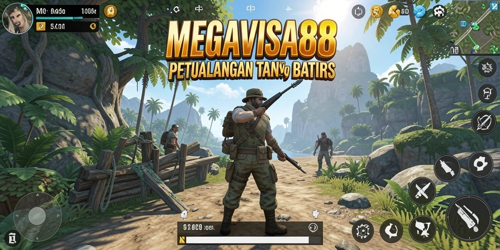 Tampak gameplay seru di dunia terbuka MEGAVISA88.